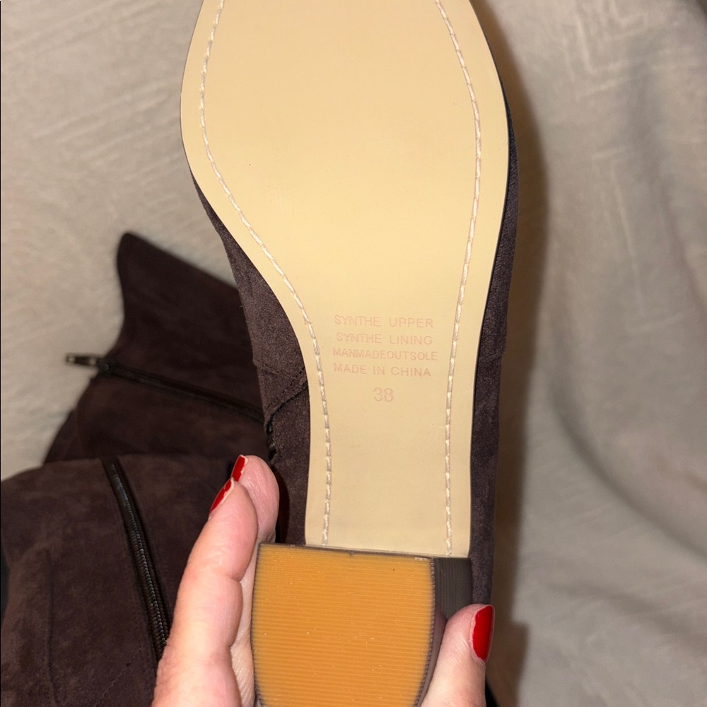 NWT Anthropologie SILENT D USHA Boot in Chocolate - Picture 10 of 12